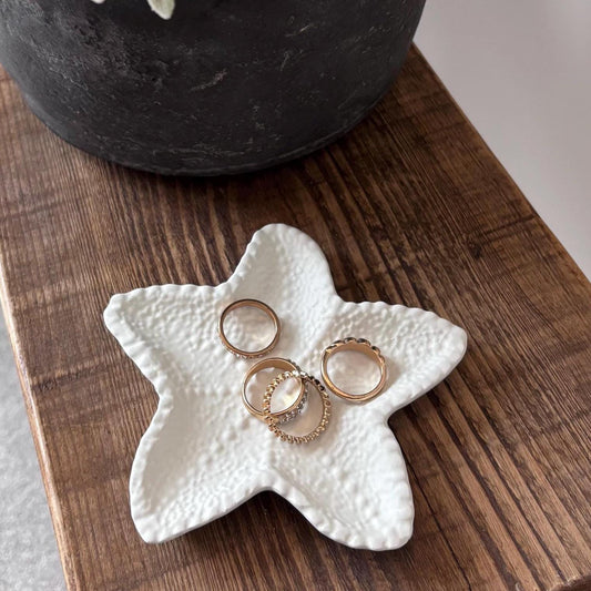 Concrete Starfish Trinket Dish