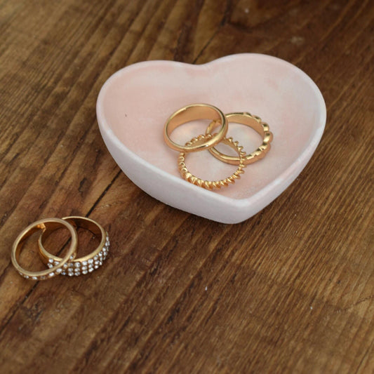 Concrete Mini Heart-Shaped Dish