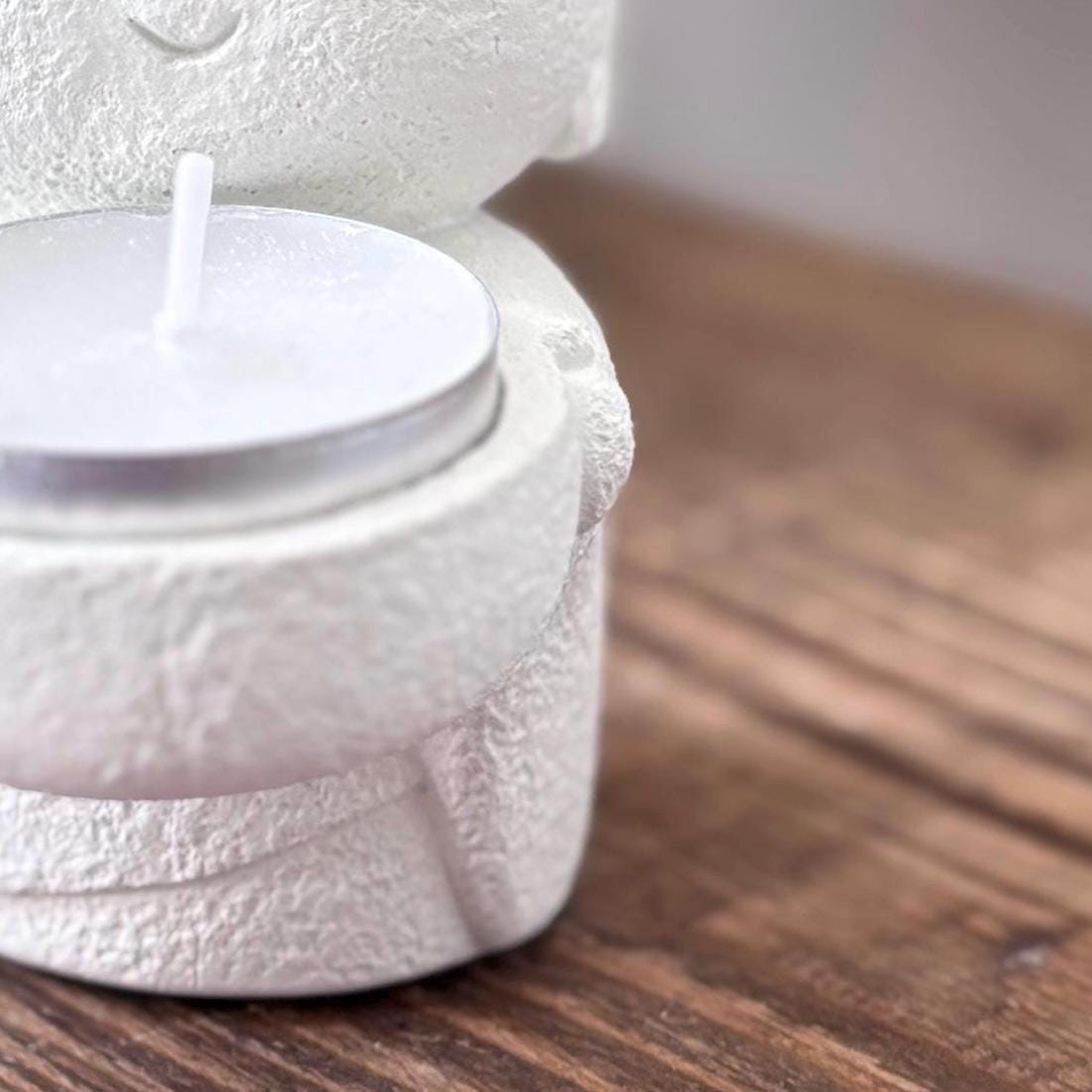 Smiling Monk Tea Light Holder