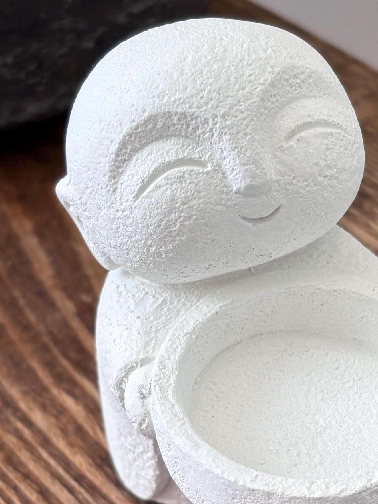 Smiling Monk Tea Light Holder